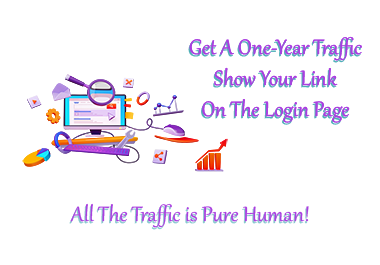 Get A One-Year Login Page Traffic