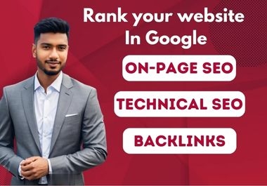 I will provide Full SEO package for Rank your website in Google