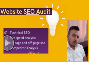 Are you looking for technical seo audit with competitor analysis and action plan