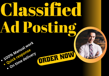 230 Classifieds ad posting in all country google ranking on your website
