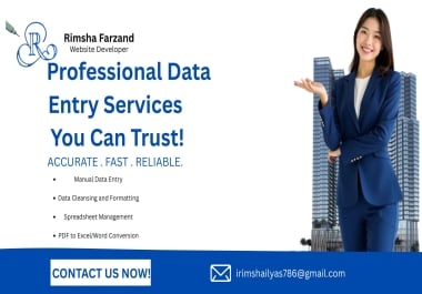 I am expert Wordpress Website Developer,  data entry and web research