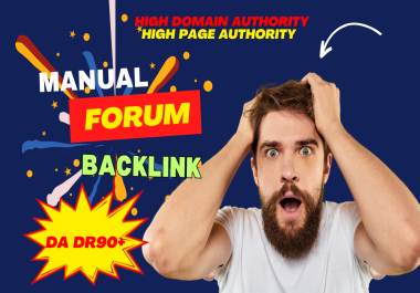 I will create 200 manual forum backlink relevant to your niche
