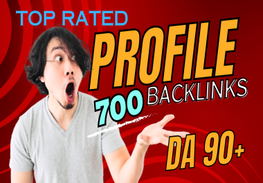 I will 700 social media high quality dofollow backlinks for SEO