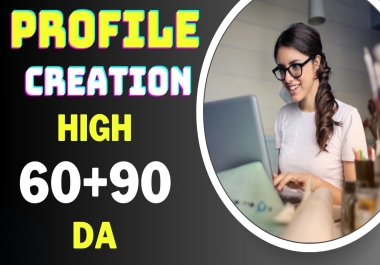 110 profile creation backlinks on high da websites