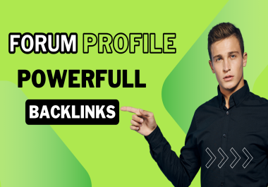 150 High DR Pr forum Profile Backlinks for Google Ranking