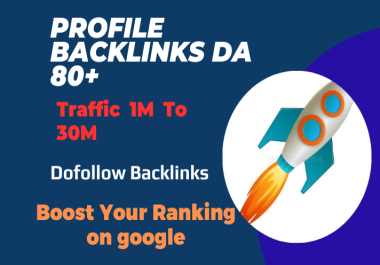 30 high quality profile backlinks instantly indexing on google
