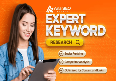 I will do best keyword research for SEO and competitor analysis for top ranking
