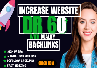 Increase Domain Rating 60+With High Quality Backlinks