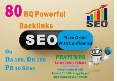 Unique Domain SEO Powerful Backlinks On High Rank Sites