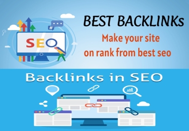 Make your site top on the google with high 100 SEO backlinks