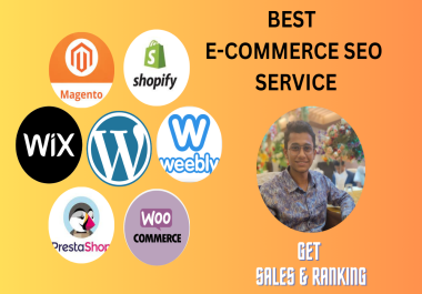 SEO services for,  wordpress,  shopify,  wix,  magento,  prestashop,  weebly