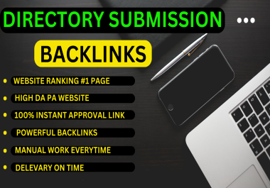 perform directory submission 50 USA local citations and high DA PA PR