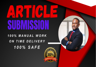 I will create 80 HQ Article Submissions backlinks in dofollow site