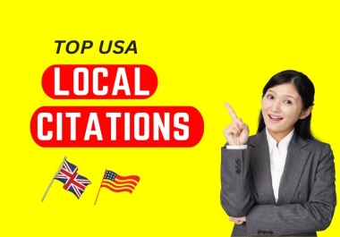 I will manually do 100 top local citations for local SEO and map ranking.