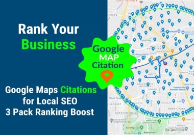 I will do 500+ google maps citations for GMB ranking with local seo