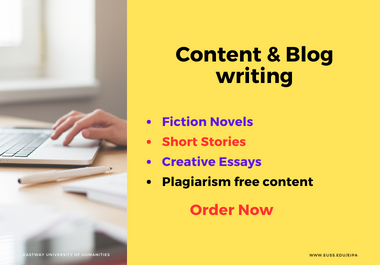 I will write unique plagiarism free content for your blogs and websites.