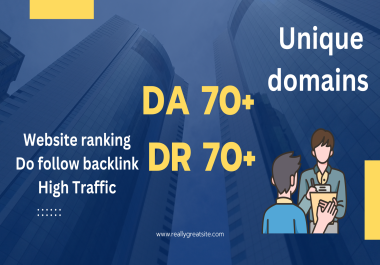 I will provide you with high authority backlinks for your website