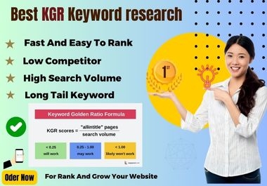 I Will Do Advanced Profitable SEO KGR Keyword Research For Your Website