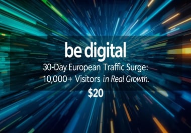30-Day European Traffic Boost 10,000+ Visits