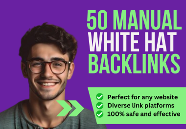 Build 50 High DA Unique Domains BackIinks SEO