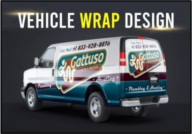 I will do professional car graphics,  and any vehicle wrap design