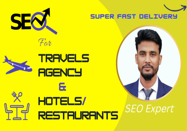 SEO for hotels,  restaurants,  and travel agency site