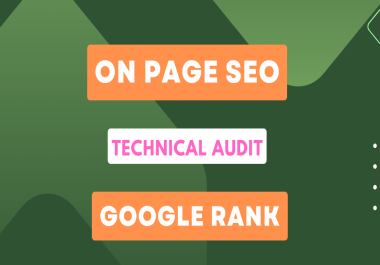 I will perform a technical audit and onpage SEO optimization for your website