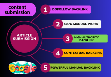 100 Blog approval Article Backlinks For your Google Ranking