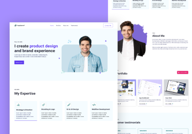 I will create a portfolio website