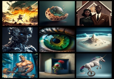 AI Artist serve you with unique,  eye caching AI pictures