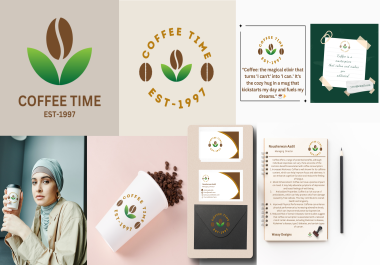 I will design a creative logo and complete branding kit for you