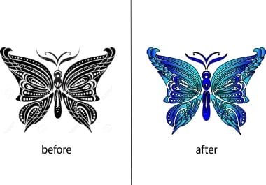 I will trace,  vectorize,  and redesign your logo and image in 5 hours