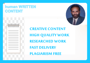 I will write 500+words well researched and seo friendly content on the topic of your choice