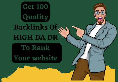 I will create 100 high authority backlinks for your website