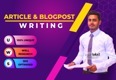 1 x 1000 Words Content for Your Blog and Website or article