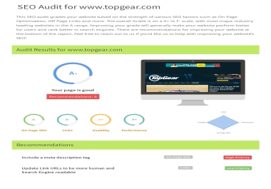 I will Provide Professional Complete SEO Website Audit Report With Advance Strategy