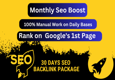 Boost Your SEO Ranking with Monthly Link Building Excellence