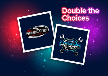 Double the Choices 2 Custom Logo Design Options for Your Brand
