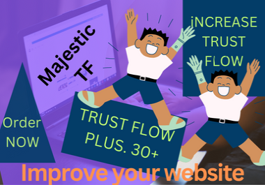 I aim to enhance the URL rating for Majestic Trust Flow to 30 and above."