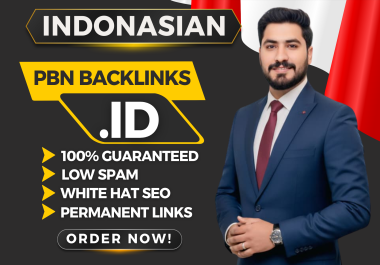 I will create 25 High Quality. id Indonesian Contextual Backlinks