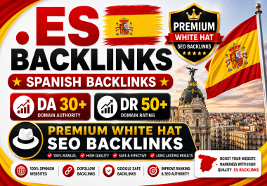 I will create 40 High Quality. es Spanish PBN Backlinks