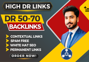 I will create 10 high DR 50+ Dofollow seo Backlinks to improve ranking in SERP