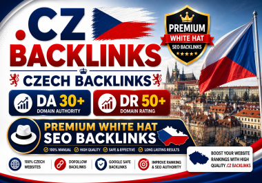 I will create 50 High Quality. cz Czech PBN Backlinks