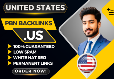 I will create 30 High Quality. US United States of America PBN Backlinks