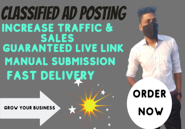 I will post 80 Classified ads on top US cities classified ads