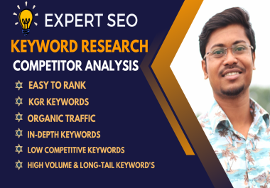 Are you in need of professional & winnable keyword research services for your business