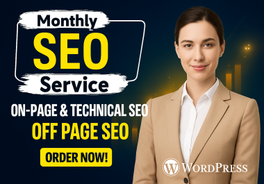 Monthly SEO Service to Rank Your Website on Google with On-Page Optimization & High DA DR Backlinks