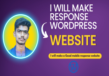 I will create your wordpress website from start to finish