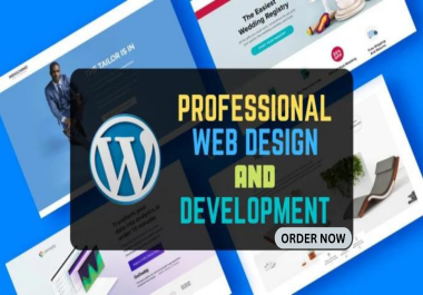 I will create wordpress website design and development or redesign website
