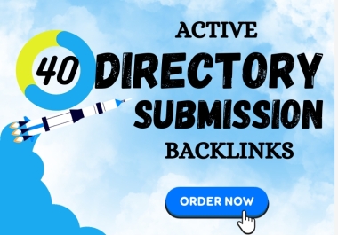 40 Manual High DA Directory Backlinks